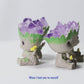 Groot With Natural Amethyst Quartz
