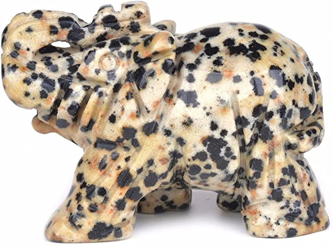 Elephant Crystal Carving 2 inch