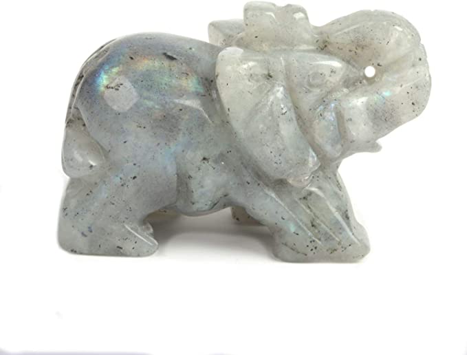 Elephant Crystal Carving 2 inch