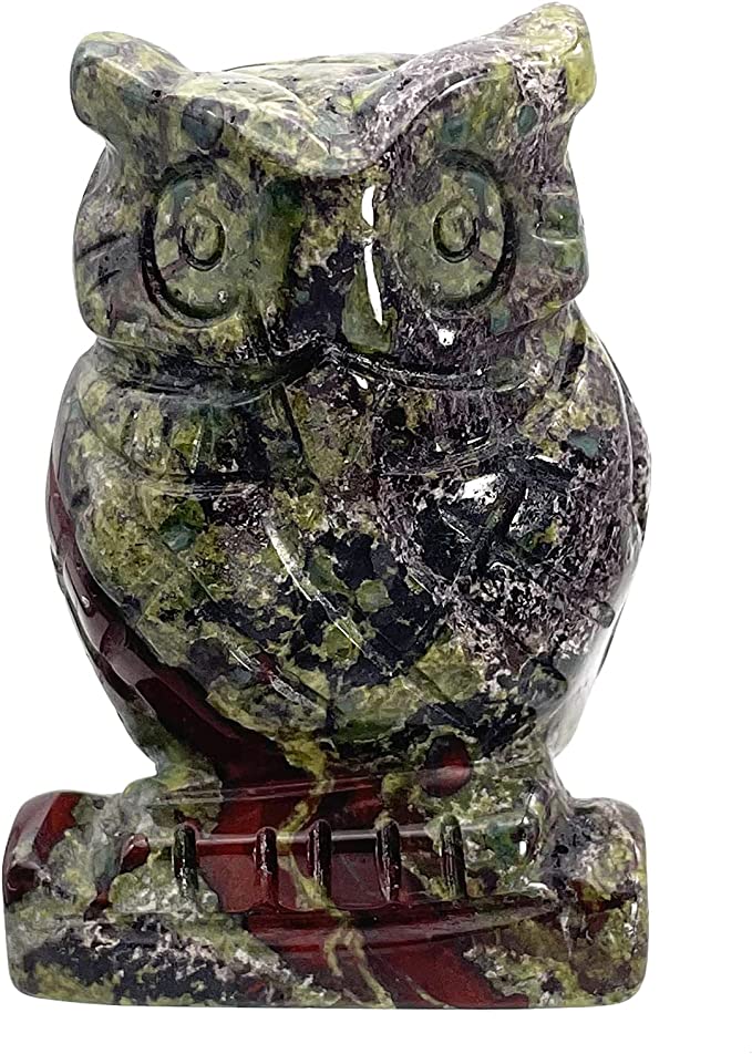 Owl Crystal Carving 2 inch