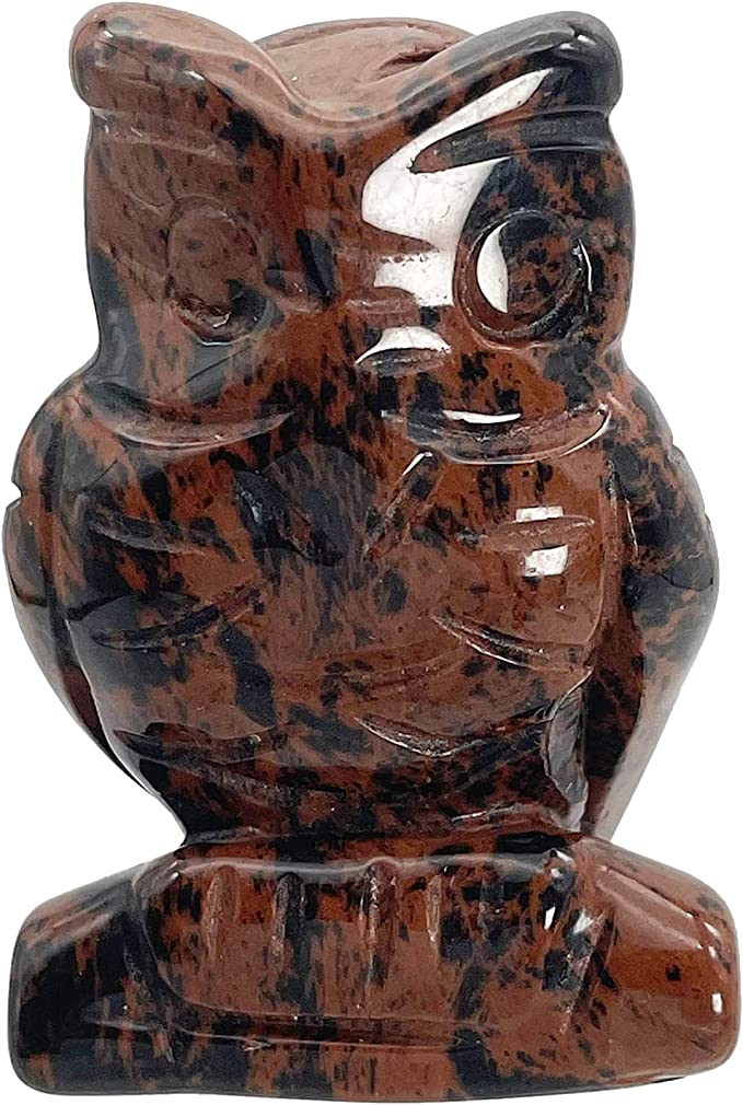 Owl Crystal Carving 2 inch