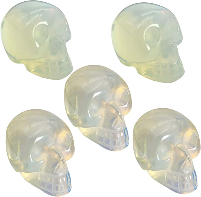 Skull Crystal Carving 1 inch