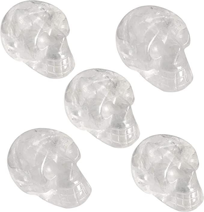 Skull Crystal Carving 1 inch