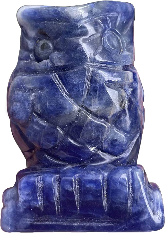 Owl Crystal Carving 2 inch