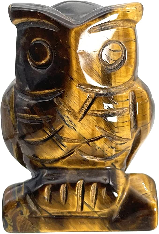 Owl Crystal Carving 1.5 inch