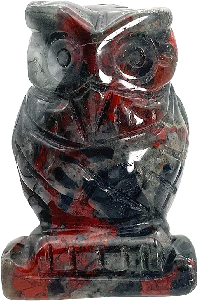 Owl Crystal Carving 2 inch