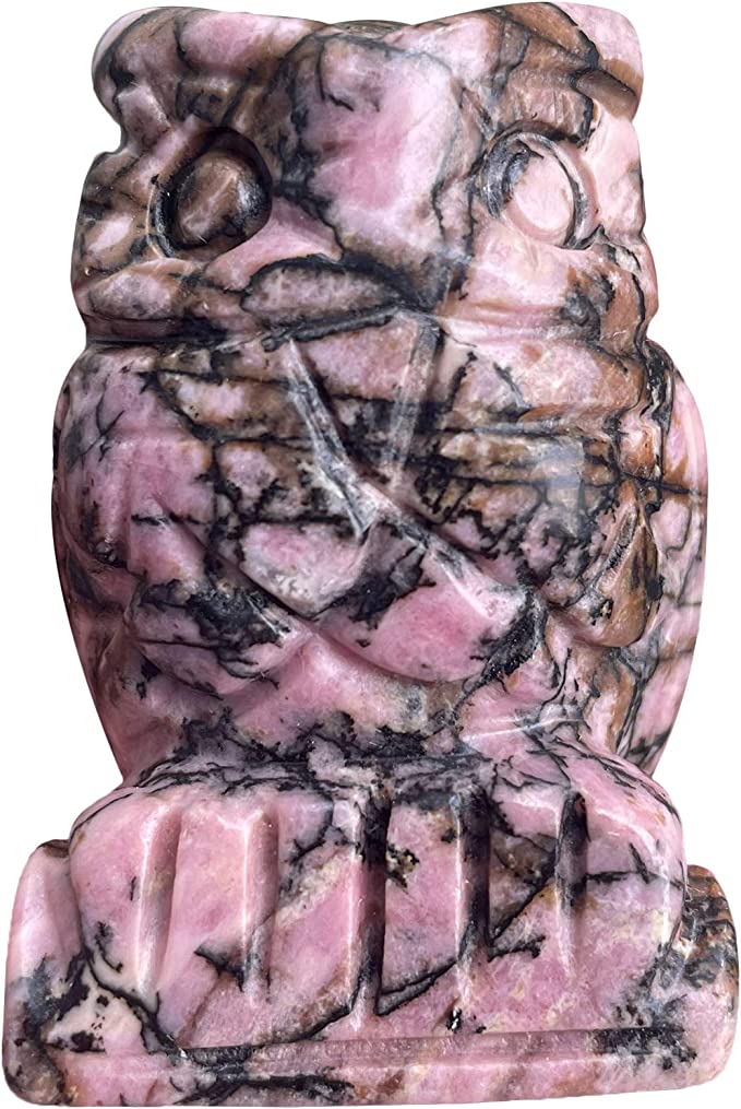 Owl Crystal Carving 2 inch
