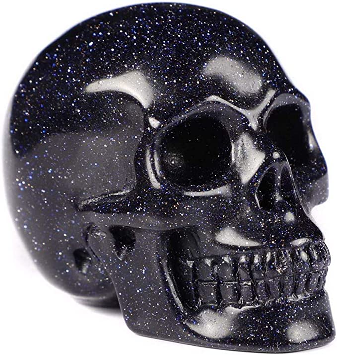 Skull Crystal Carving 2 inch