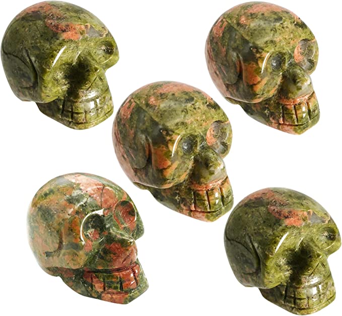 Skull Crystal Carving 1 inch