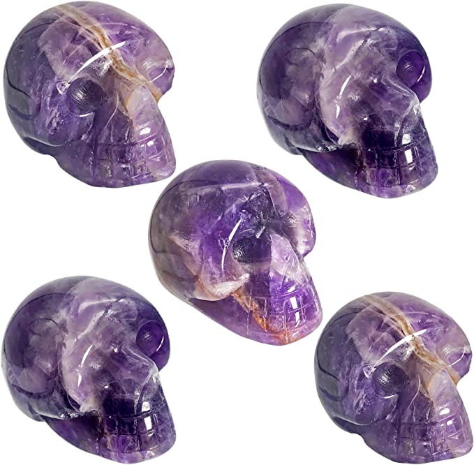 Skull Crystal Carving 1 inch