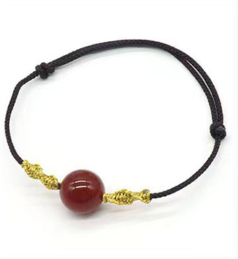 Red Agate Bead Bracelet&Necklace