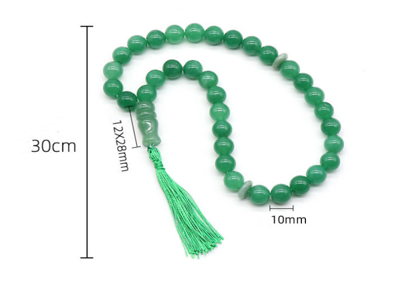 Crystal Prayer Beads Neckalce