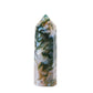 Moss agate tower