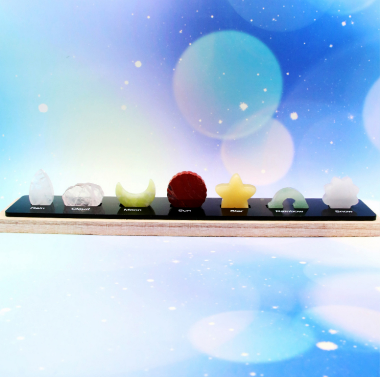 Seven Natural Phenomena Crystal Carving Box