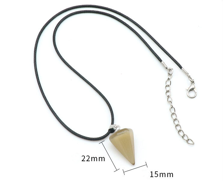 Cat Eye Hexagon Pendant