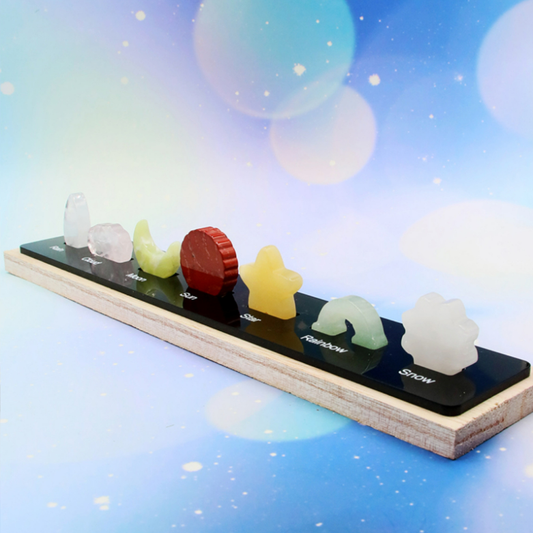 Seven Natural Phenomena Crystal Carving Box