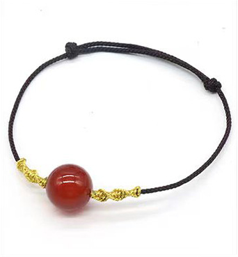 Red Agate Bead Bracelet&Necklace