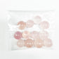 Rose quartz mini sphere set(12 pcs)