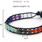 Leather Cord&Round Bead Bracelet