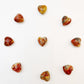 Heart shape natural stone 0.6inch