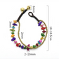 Crystal Chip&Gold Bell Bracelet