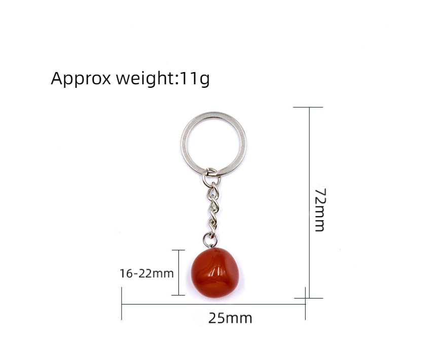 Crystal Tumble Keychain
