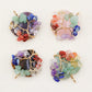 Crystal Heart Chakra Chip Life Tree Pendant