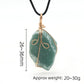 Raw Stone Wire Wrapped Necklace