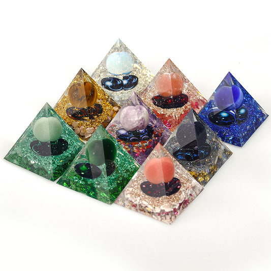 Twelve Zodiac Constellation Orgone Pyramid