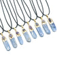 Amethyst&Kyanite Pendant