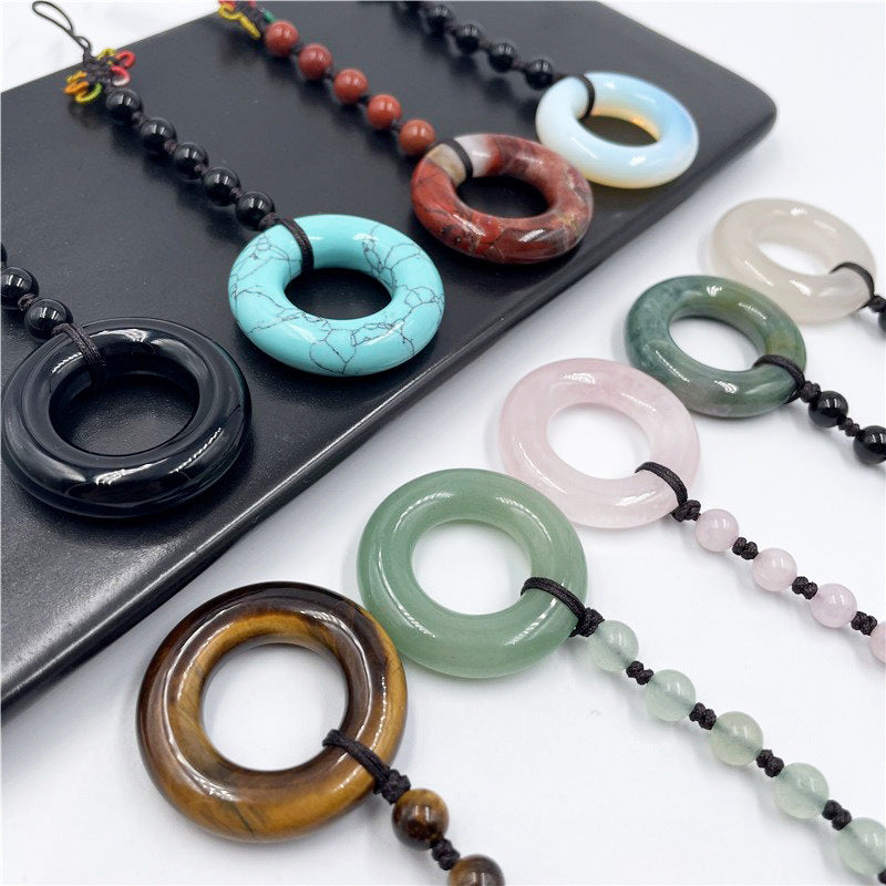Crystal Donut Keychain Hanger