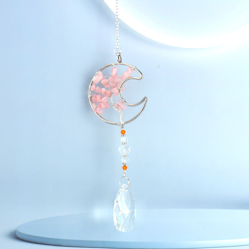 Tree of Life Crystal Rainbow Suncatcher Hanging