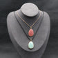 Gold Plated Faceted Droplet Pendant