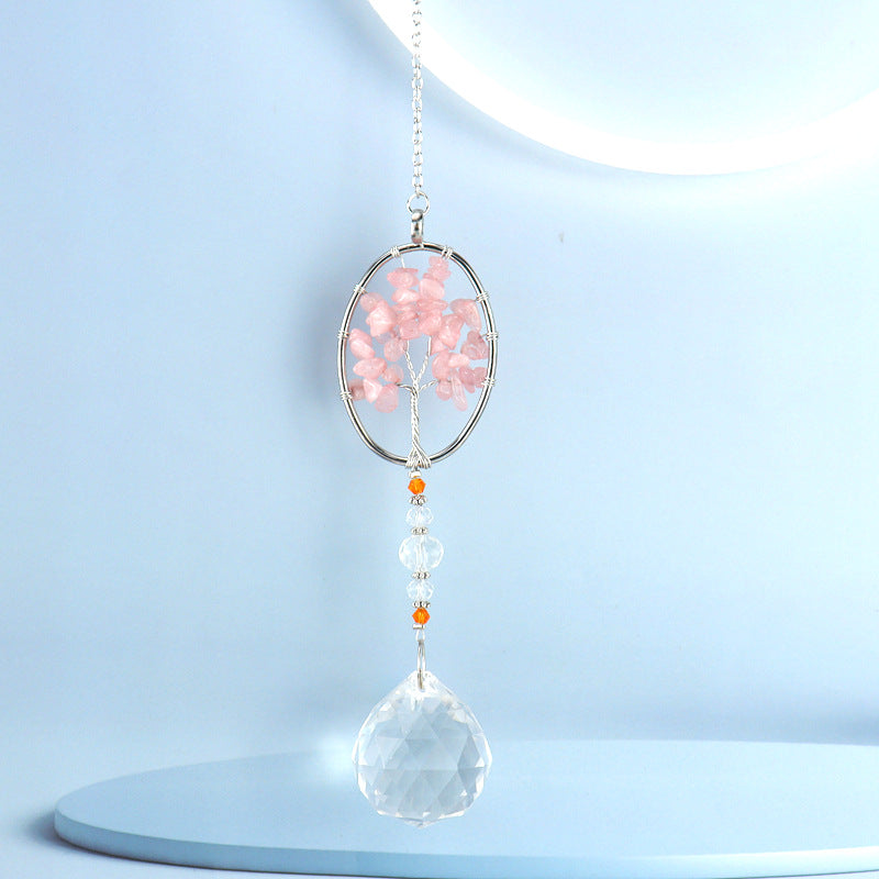 Tree of Life Crystal Rainbow Suncatcher Hanging