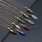 Bullet Shaped Crystal Pendant