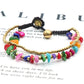 Crystal Chip&Gold Bell Bracelet