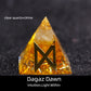 Runes Orgone Pyramid