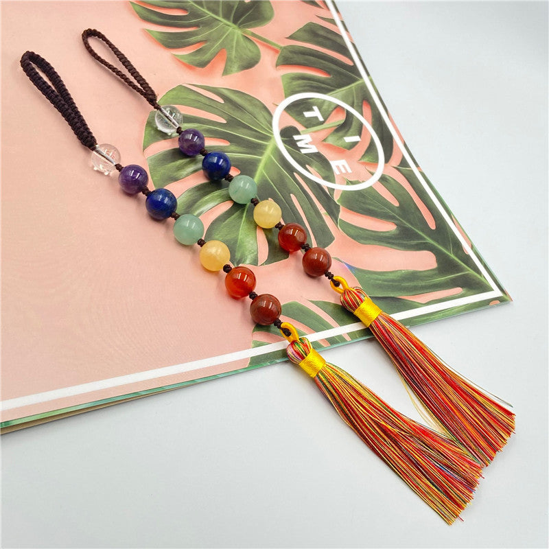 Chakra Bead Keychain Hanger