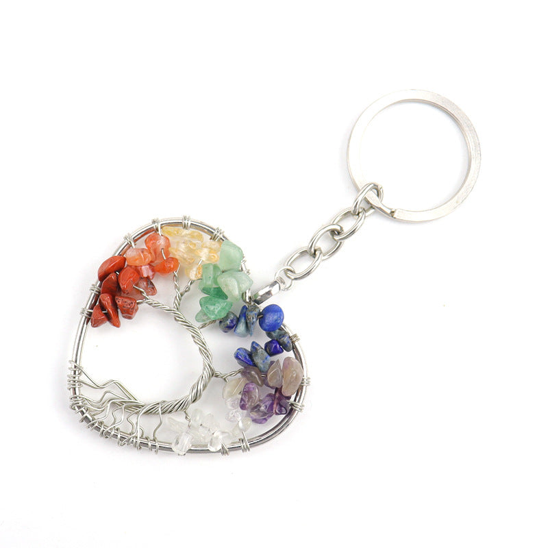 Crystal Life Tree Key Chain