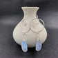 Silver Wire Wrapped Crystal Earring&Necklace