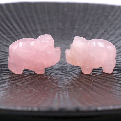 1 Inch Crystal Carving Pig