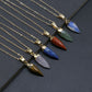 Bullet Shaped Crystal Pendant