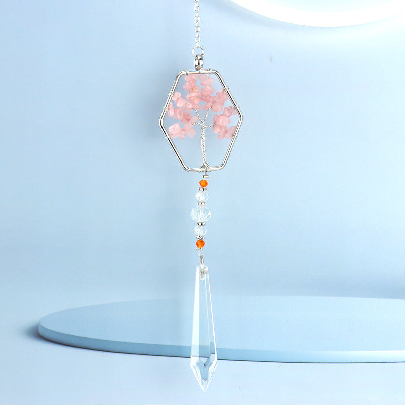 Tree of Life Crystal Rainbow Suncatcher Hanging