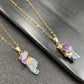 Kyanite Raw Amethyst Necklace