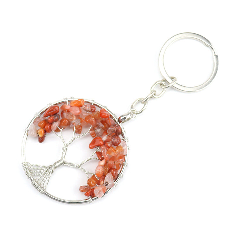 Crystal Life Tree Key Chain