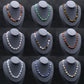Tear Drop Shaped Bead Crystal Necklace