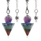 Amethyst Bead Chakra Pendulum
