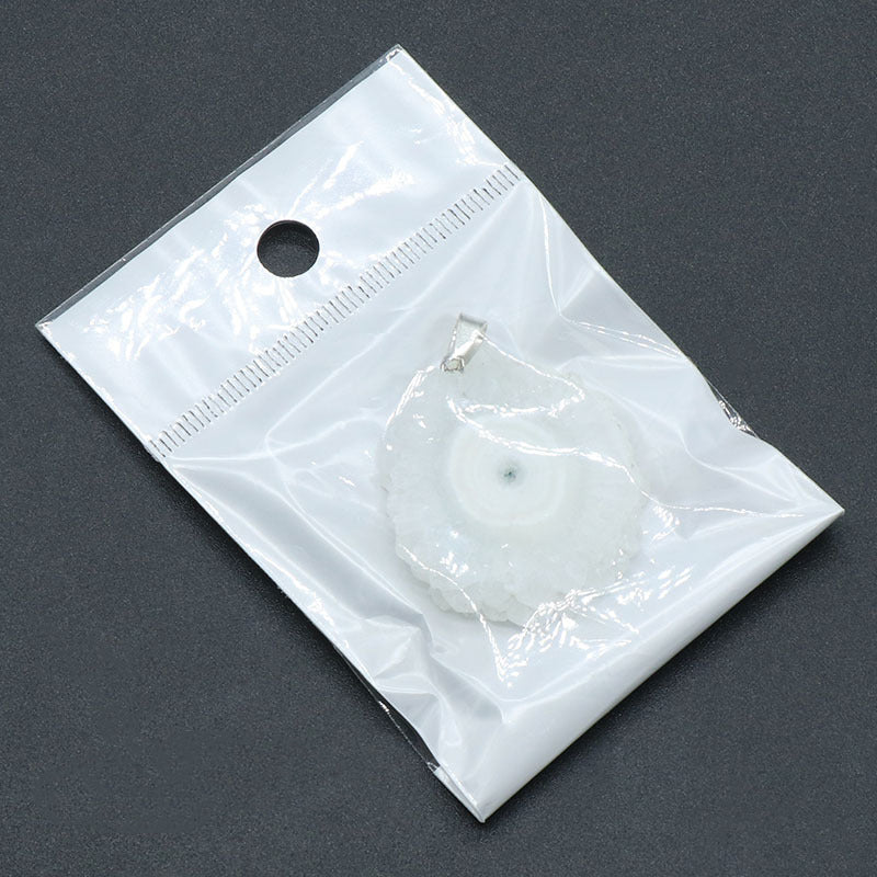 Clear Quartz Cluster Sliced Pendant