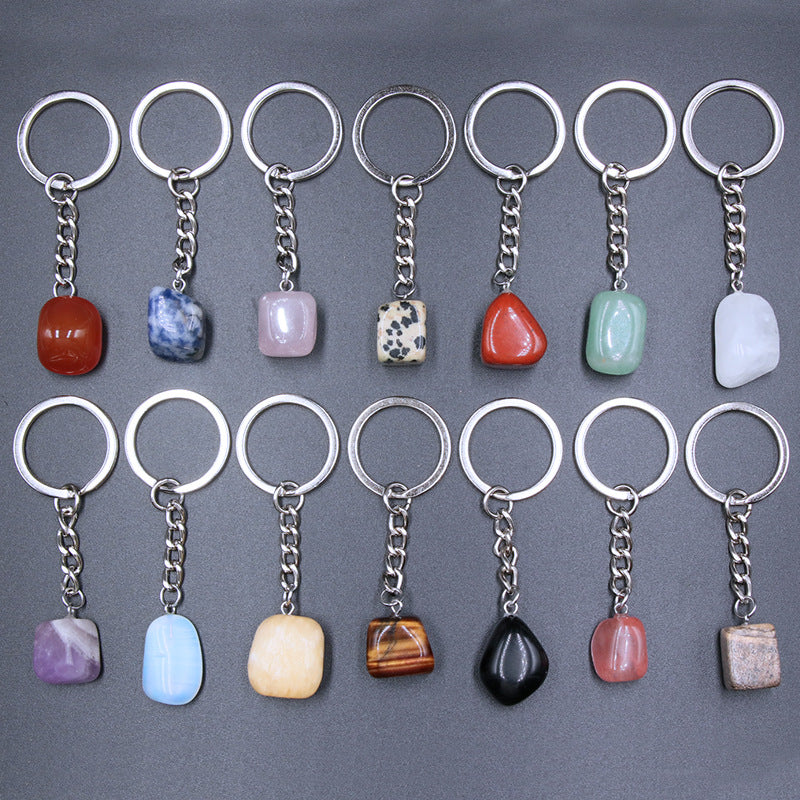 Crystal Tumble Keychain