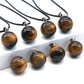18mm Tiger Eye Sphere Necklace
